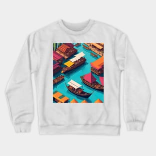 Floating Markets Crewneck Sweatshirt